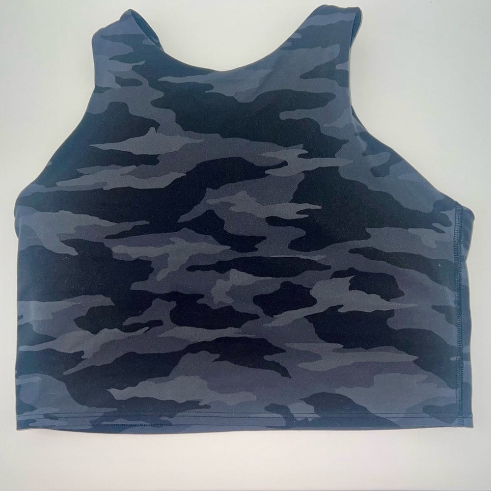 Athleta Camo Print Crop Top